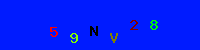 Blue Captcha Image