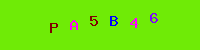 Blue Captcha Image