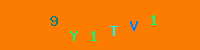 Blue Captcha Image