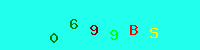 Blue Captcha Image