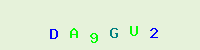 Blue Captcha Image