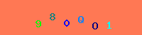 Blue Captcha Image