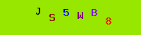 Blue Captcha Image