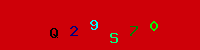 Blue Captcha Image
