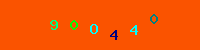 Blue Captcha Image