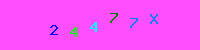 Blue Captcha Image