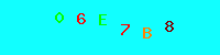 Blue Captcha Image