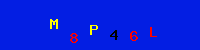 Blue Captcha Image