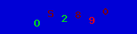 Blue Captcha Image