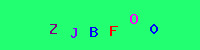 Blue Captcha Image