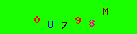 Blue Captcha Image