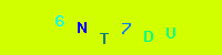 Blue Captcha Image