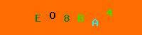 Blue Captcha Image