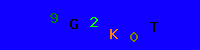 Blue Captcha Image