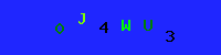 Blue Captcha Image