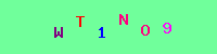 Blue Captcha Image