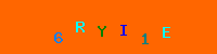 Blue Captcha Image