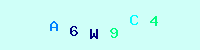 Blue Captcha Image