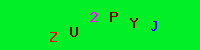 Blue Captcha Image