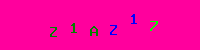 Blue Captcha Image
