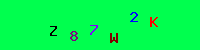 Blue Captcha Image
