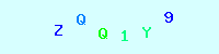 Blue Captcha Image