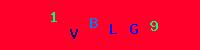 Blue Captcha Image
