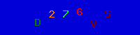 Blue Captcha Image