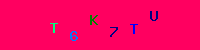Blue Captcha Image