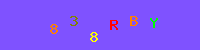 Blue Captcha Image