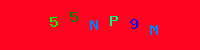 Blue Captcha Image