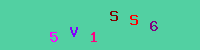Blue Captcha Image