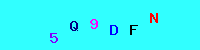 Blue Captcha Image