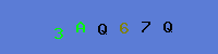 Blue Captcha Image