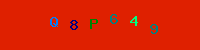 Blue Captcha Image