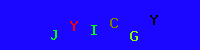 Blue Captcha Image