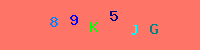 Blue Captcha Image