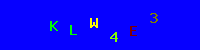 Blue Captcha Image