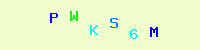 Blue Captcha Image