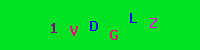Blue Captcha Image