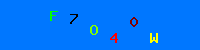 Blue Captcha Image
