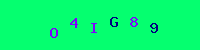 Blue Captcha Image