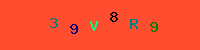 Blue Captcha Image