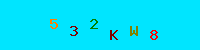Blue Captcha Image