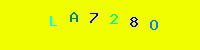 Blue Captcha Image
