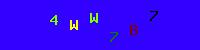 Blue Captcha Image