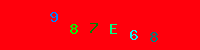 Blue Captcha Image