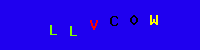 Blue Captcha Image
