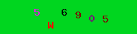 Blue Captcha Image