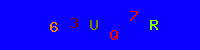Blue Captcha Image